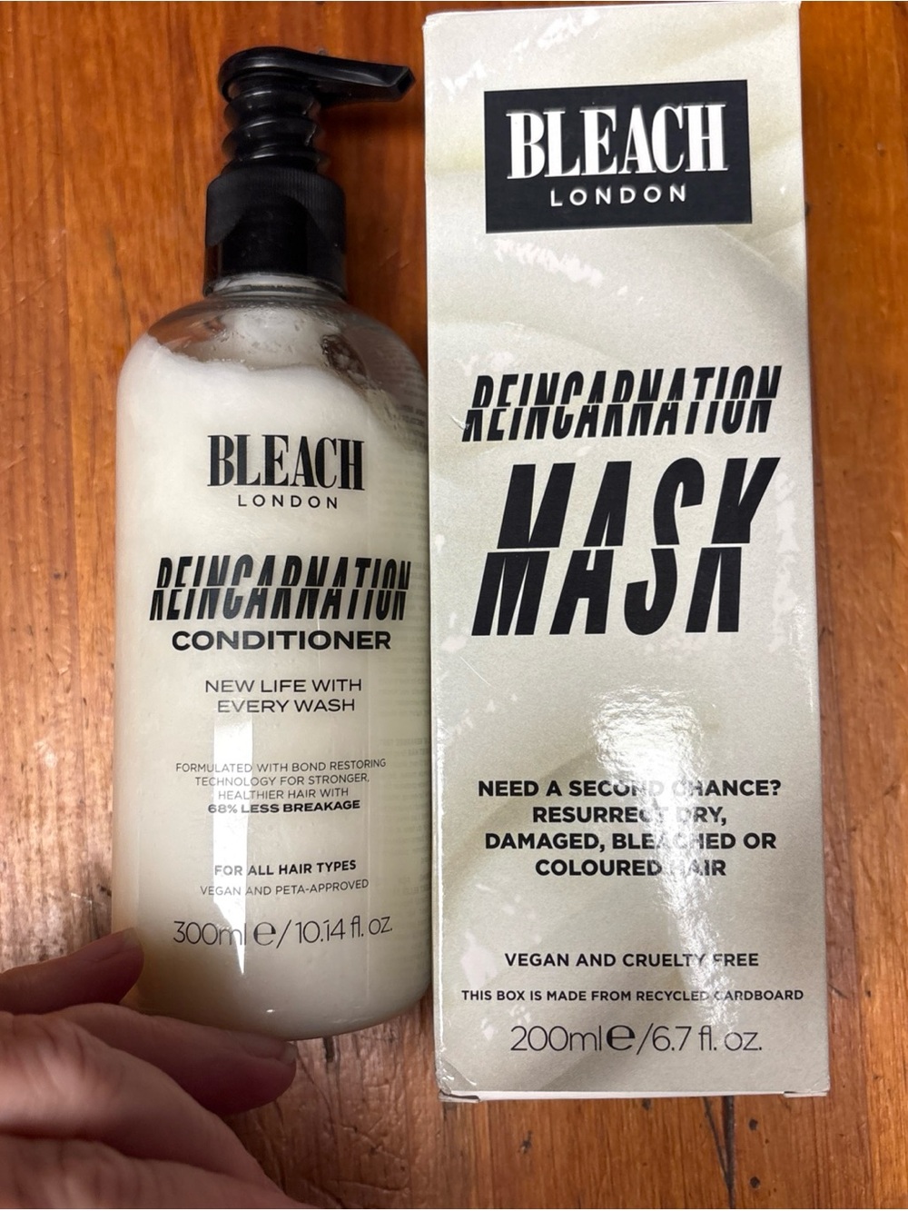 Bleach London Reincarnation Conditioner and Hair Mask NEW